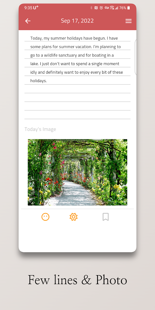 Just Diary app screenshot 2