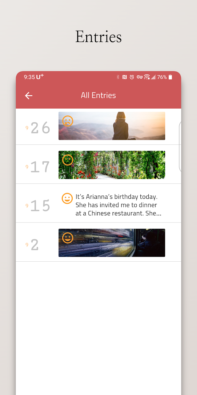 Just Diary app screenshot 3