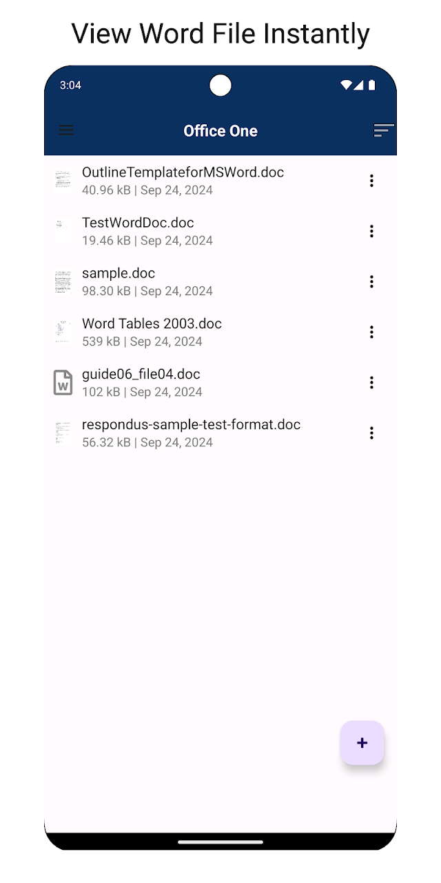 Word One app screenshot 1